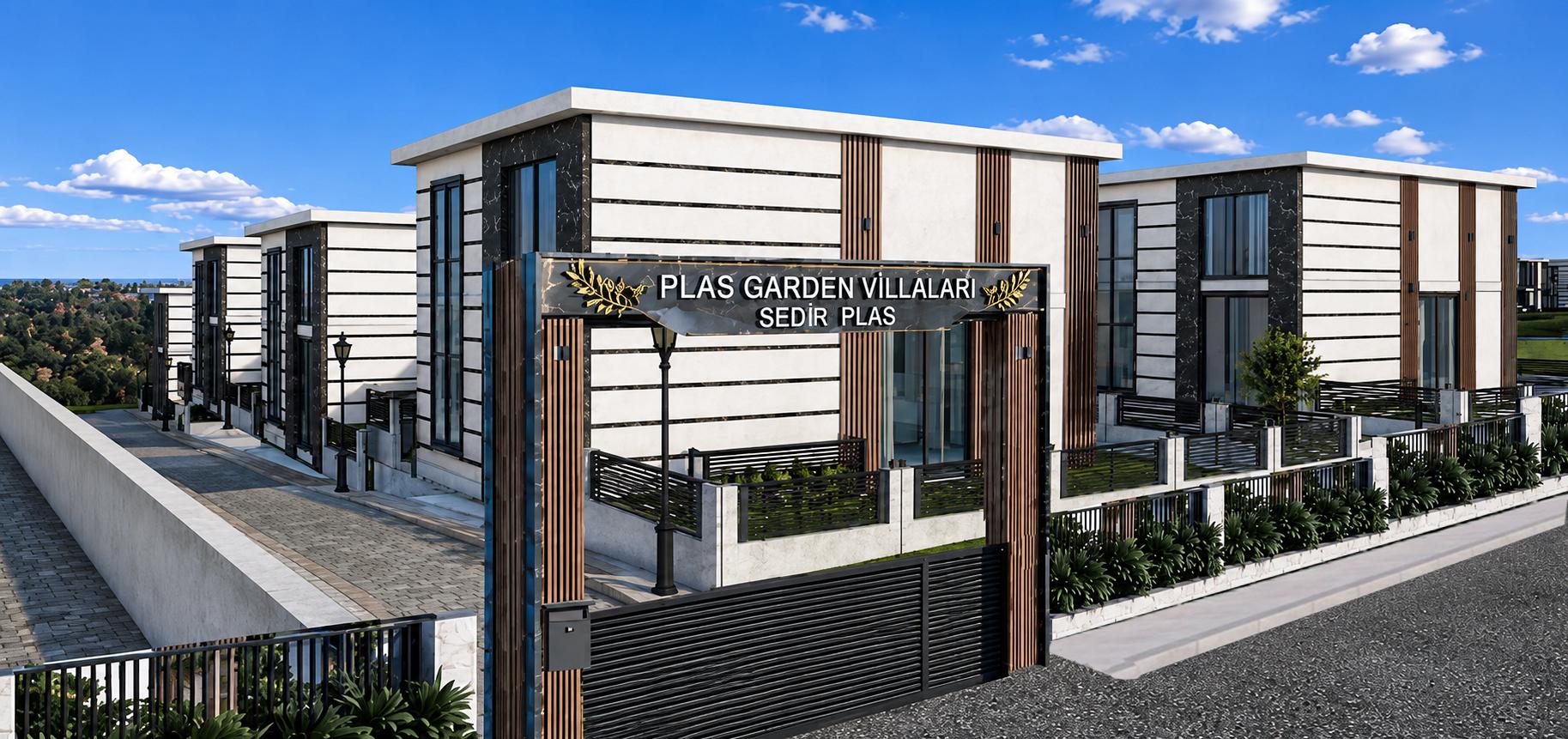 Sedir Plas 4+1 villa dış cephe görünümü